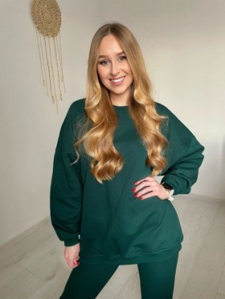 Bluza oversize butelkowa zieleń